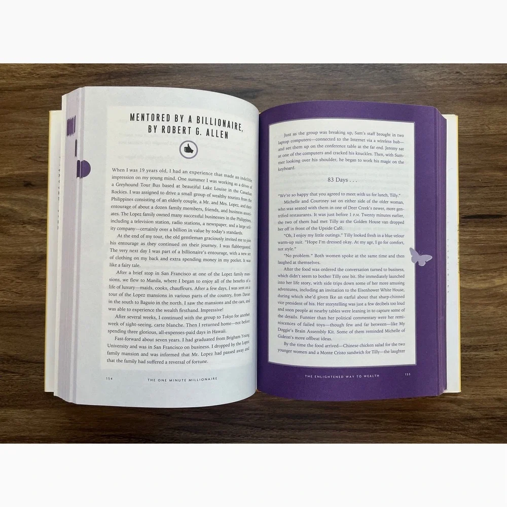 The One Minute Millionaire Book Enlightened Way to‎ Wealth Hansen Allen - Picture 2 of 3